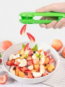 Máy cắt nho, anh đào và dâu tây, máy cắt rau củ quả đa năng, thiết kế không lưỡi dao, phù hợp với không gian bếp nhỏ, có thể cắt nho, cà chua, anh đào, dâu tây. - Nhiều màu - Xem 5
