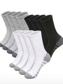 60/50 Pairs Comfortable Men's Sports Boat Socks, Suitable For Outdoor Casual Wear, All-Season White Antibacterial Odor-Resistant Moisture-Wicking Thick Sports Socks. Comfortable Daily Wear Unisex Casual Socks - Multicolor - View 6