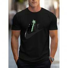 Men Outdoor Tees & Tanks - Black - View 6