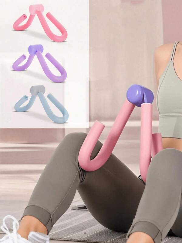 Clip Multifuncional para Piernas y Brazos, Ejercitador Muscular con Resorte de Acero, Espuma Suave, Ideal para Tonificar Piernas, Brazos y Glúteos, para Uso Doméstico, Mujeres que Buscan Tonificar su Figura