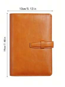 Sổ tay A6 có thể thay ruột, bìa da có khóa cài, in logo tùy chỉnh, sổ tay cá nhân hóa cao cấp, văn phòng phẩm tối giản, quà tặng doanh nghiệp, quà sinh nhật, quà tặng giáo viên, sử dụng văn phòng và hàng ngày. - Nhiều màu - Xem 10