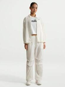 Quần dài nữ Nike Sportswear chống thấm nước, cạp trung, nhẹ IO3377-133 - trắng - Xem 6