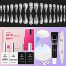 Beetles Tipex Lite Pre-Built Apex Nail Tips Kit, Stiletto Medium, With Tipex Nail Glue,  All-In-One Gel Nail Kit - Stiletto Long (Tipex Nail Kit With Primer) - View 9