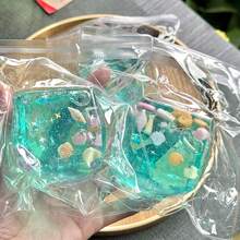 3D Cartoon Squishy Ornament, Magic Cube Stress Relief Toy, Infinite Squeeze Decompression Fidget Toy - 5CM Island Shell Pudding - View 7