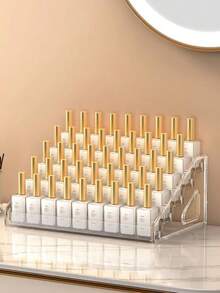 5/4/3 Layers Of Removable Multi-Functional Storage Rack, Suitable For The Storage And Sorting Of Perfume, Cosmetics, Glasses, Nail Polish And Other Items, Can Display Nail Polish ,Nail Polish Studio Tool Accessories, Large Capacity Design, - Multicolor - View 8
