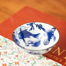 80毫升迷你茶杯，家用功夫茶具，陶瓷功夫茶杯，大师杯，单杯，陶瓷耐热单杯茶具，简约家用茶杯 - 彩色 - 查看 3