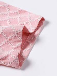 Áo sơ mi nam tay ngắn họa tiết jacquard thời trang thường ngày - Hồng - Xem 5