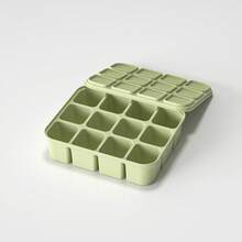 1pc Silicone Lid Tray, Soft And Easy To Demold, Suitable For Transparent Beverages, Milk, Soup And Meal Preparation, Dishwasher And Oven , Reusable - Multicolor - View 8