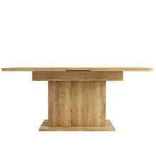 Extendable Dining Table, L110/130*W70*H75, Dining Table With Storage, Rectangular Dining Table, Coffee/Leisure Table, Modern Simple Iron Dining Table, Space-Saving Multifunctional Dining Table, Natural - Maroon - View 9