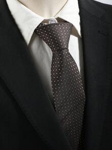 男士休闲百搭波点领带一条，适合大学、婚礼等场合穿着 - 彩色 - 查看 3