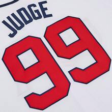 Men's Aaron #99 USA Baseball Jersey,Letter Embroidery 2026 World Baseball Classic Home Baseball Apparel,Game Day Fan Gift - 白色 - 查看 5