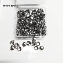 100pcs 10mm Dome Head Rivet Punk Rock DIY Leather Craft Decorative Rivet Accessories For Shoes, Bags - A - View 8