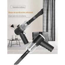 La aspiradora del vehículo tiene una carga inalámbrica de doble uso y una aspiradora portátil de alta potencia. - Yt - m2037 [doble uso de succión y soplado] caja de color en inglés - Ver 2