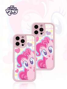 Hasbro MY LITTLE PONY 爱心官方正品卡通少女手机壳，兼容 iPhone 17、17 Air、17 Pro、17 Pro Max、11、12、13、14、15、16 Pro、16 Pro Max、14 Plus、15 Plus、16 Plus、15 Pro Max、16 Pro、16 Pro Max、XR - 粉紅色5 - 查看 2