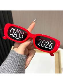 20/1 pièce Lunettes de diplômé 2026, lunettes pour fête de remise des diplômes, convient pour les fournitures de fête, les accessoires pour photomaton, les cadeaux de remise des diplômes, les lunettes DIY, les décorations de fête de remise des diplômes, applicable pour les fêtes de remise des diplômes du lycée et de l'université - Plusieurs styles - Voir 9
