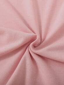 Camiseta de manga corta de primavera y verano para uso diario y casual, con diseño versátil y cómodo, de cuello redondo, transpirable, con estampado de conejo blanco esponjoso de estilo retro y fresco, para celebración de primavera y Pascua - Rosa - Ver 5