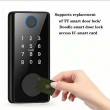 13,56 MHz RFID Smart IC-Zugangskarte, kontaktloser verschlüsselter Sensor-Karte kompatibel mit TT Lock/TUYA Lock Smart Türschloss, tragbar für Zuhause, Hotel, Wohnung, Büro - 8 IC-Karten - Übersicht 4