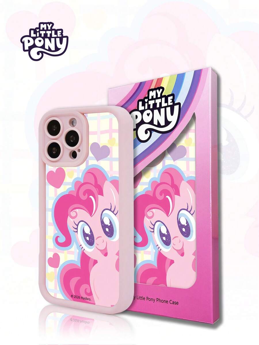 Hasbro MY LITTLE PONY 爱心官方正品卡通少女手机壳,兼容 iPhone 17、17 Air、17 Pro、17 Pro Max、11、12、13、14、15、16 Pro、16 Pro Max、14 Plus、15 Plus、16 Plus、15 Pro Max、16 Pro、16 Pro Max、XR - 粉紅色5 - 查看 1