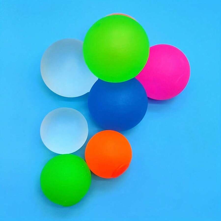 1 Pack 1/2/4pcs 6cm Colorful Squeeze Ball: Soft, Slow Rebound Rubber - Ideal For Office Desk Decor, Collection, Birthday/Holiday Gifts, Suitable For Any Party, Large Malt Squeeze Stress Relief Ball, Slow Rebound Stress Relief - Multicolor - View 1
