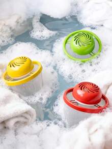 1pc Pet Hair & Lint Remover Ball - Floating Laundry Net With Integrated Washing Ball, Multi-Functional Cleaning Ball Removes Fabric Debris, Suitable For Home And Commercial Washing Machines - Multicolor - View 4