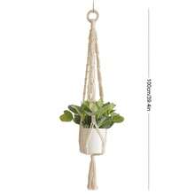 1 buc. Suport pentru plante Macrame, coș de jardinieră suspendat în stil boem, plasă pentru ghiveci de flori țesută manual - excluzând plantele în ghiveci - Multicolor - Vizualizare 14