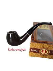 1支高品质仿乌木抛光树脂烟斗，复古锤纹工艺，经典光泽弯管 - 煙鬥 - 查看 12