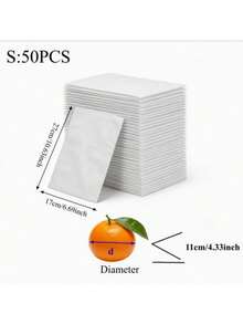 50 cái/100 cái Túi lưới chống côn trùng thoáng khí, dây rút ẩn, túi lưới bảo vệ trái cây, thích hợp cho cây ăn quả, chống chim, chống sâu bệnh, chống hươu nai, có dây rút. - dây rút - Xem 10