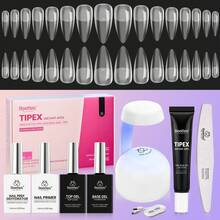Beetles Tipex Lite Pre-Built Apex Nail Tips Kit, Stiletto Medium, With Tipex Nail Glue,  All-In-One Gel Nail Kit - Stiletto Medium (Tipex Nail Kit With Primer) - View 9