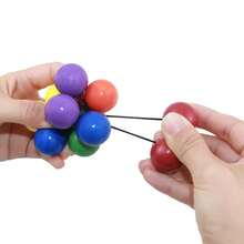 Atomic Stress Relief Ball – Creative Office Fidget Toy, Pressure Release Squeeze Ball, Novelty Desk Relaxation Toy, Gift For All Ages - 查看 3
