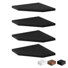 2/4/6pcs Corner Shelf Wall Mount, Floating Corner Shelves, Wall Decor, Rustic Wood Wall Storage Display Shelves For Living Room Bedroom Bathroom Kitchen, Rome Decor - Nhiều màu - Xem 1