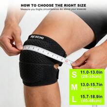 1pc Breathable Knee Pads For Men & Women, Knee Support Brace For Running, Workout, Gym, Volleyball - Multicolor - View 4