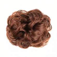 Natural Fluffy Bun Hair Claw, Messy Bun Maker Hair Clip, Slouchy Hair Styling Tool, Heat Resistant Hair Scrunchie HA2723 Summer Outfits Hair Clips Beach Accessories Summer Beach Claw Clips - Multicolor - View 8