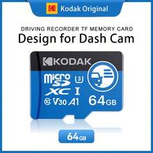 Kodak 柯达行车记录仪专用microSD卡 32GB 64GB 128GB 256GB 高耐久性存储卡 视频microSD卡 兼容安防摄像头 智能手机 无人机 - 查看 8