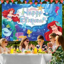 1 pieza Fondo de fotografía de cumpleaños de sirena feliz, mundo submarino de cuento de hadas, océano azul piedra, peces pequeños, coral, algas marinas, decoración de fiesta de recién nacido, tamaño: 82.7*5.1/59.1*39.4/39.4*29.5 pulgadas - BJB - Ver 6