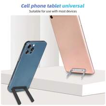 Giá đỡ điện thoại di động siêu mỏng, có thể gập lại, đa góc, làm bằng hợp kim kim loại, dùng để bàn. - Nhiều màu - Xem 6