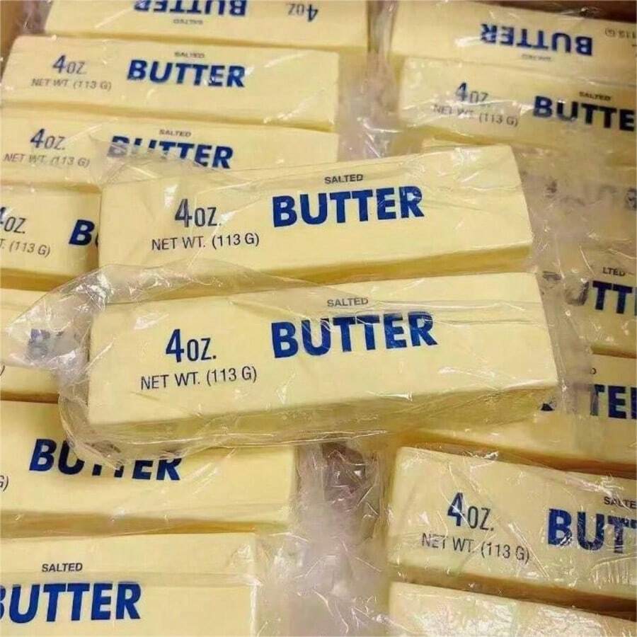 1个柔软慢回弹哈奇米黄油棒面包袋慢回弹挤压玩具，减压玩具，新年小礼物，创意礼物