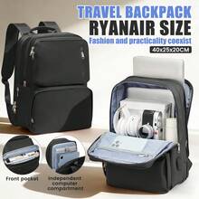 Large Capacity Laptop Backpack, Fashionable Waterproof Business Travel Backpack With Multiple Pockets, Suitable For Work, School, Commute And Leisure - Multicolor - View 11