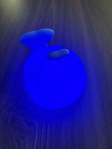 Cartoon Whale Night Light, 7-Color Lighting Modes, Warm Light, USB Rechargeable, Bedside Lamp, Dimmable, Sleep Timer, Desk Decor, Gift For Friends, Couples, Birthday - Whale Blue Seven-color Edition - View 12