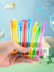 12/24/48/60pcs Mini Bubble Wands, Ocean Creature Shaped Bubble Bottles, Mini Test Tubes (Bubble Liquid Not Included), Party Entertainment Tool, Suitable For Creating Atmosphere At Weddings, Celebrations, Anniversaries, Parties, Birthday Gifts/Graduations/Enrollment Ceremonies. Interactive Bubble Blowing Toys For Children, For Kids - Multicolor - View 3