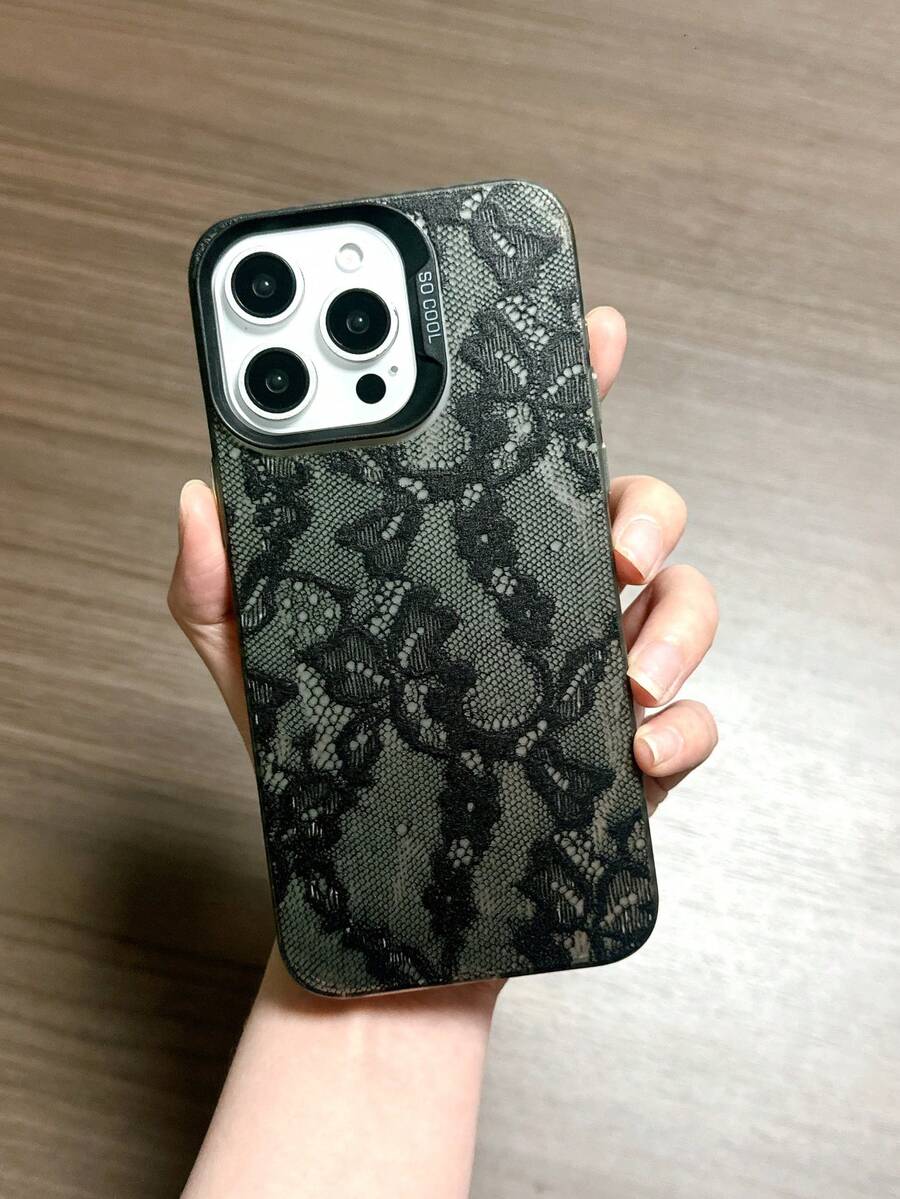 Compatible With IPhone 15 Pro Max, Textured Colorful Silver High-End Protective Phone Case Compatible With IPhone 17 Air/16/11/13 Pro/15 Pro/15/13 Pro Max, Shockproof Material Compatible With IPhone 14/13/12, Full Coverage Compatible With IPhone 12 Pro Max - Multicolor - View 1