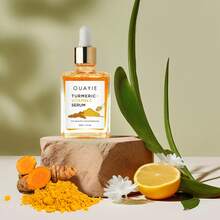 OUAYIE Tinh dầu dưỡng ẩm sâu Vitamin C hữu cơ từ nghệ, chiết xuất gừng giúp làm mờ vết thâm nám. - Màu Mù tạt vàng - Xem 3