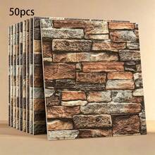 [3D Wall Tiles] 1/20/50 miếng, miếng dán trần họa tiết gạch XPE tự dính chống nước & chống ẩm, dễ dán & tháo, dễ vệ sinh & tùy chỉnh, phù hợp cho nhà bếp, phòng khách, phòng tắm, hành lang, dày 3mm - Nhiều màu - Xem 18