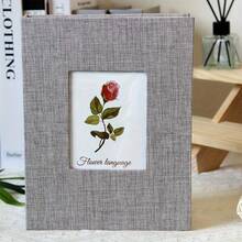 200-Page Large Capacity Creative Photo Album, 6-Inch Fabric Surface, Suitable For Family, Fashionable Wedding And Family Photo Memoirs, Living Room And Office Decor, Mother's Day Spring Gift - A - View 8
