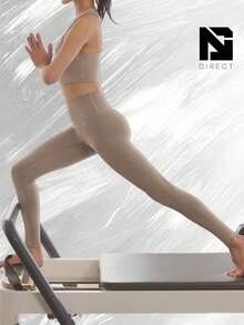 7/8 High-Waist Airlift Legging - Gravel - View 1