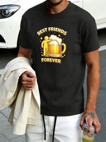 Camisetas masculinas plus size - Preto - Ver 1