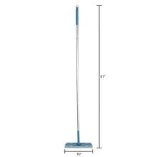 Heavy Duty Wet Dry Sweeper Mop Complete Kit, Durable Mop Base + 10 Disposable Refill Pads Set, Quick Clean Time-Saving Design, Deep Cleaning Absorbent Pads, Ideal Daily Household Floor Maintenance Essential - mặc định - Xem 7