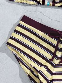 Bộ bikini nữ màu vàng chấm bi kiểu retro, thích hợp cho các buổi đi chơi, phong cách Y2K, dạo phố, nghỉ mát, bãi biển mùa hè. - Nhiều màu 5 - Xem 10