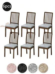1 pieza/4 piezas/6 piezas Funda de taburete de terciopelo dorado, funda protectora lavable para asiento, adecuada para restaurante, hotel, hogar, funda antipolvo para taburete - Multicolor - Ver 10