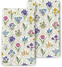 2D Flat Pattern Kitchen Towel,Birth Month Floral Kitchen Towel Decoration Set Floral Plate Towel Rag Set Cute Plant Handmade Tea Towel Suitable For Kitchen Cooking Baking Farmhouse Spring Summer Decoration. 1/2/4/6/8 Pcs,,Various Holiday,Valentine's Day ,Easter, Mother's Day,Father's Day,Halloween, Thanksgiving ,Christmas,Birthday's Perfect,Gifts. - Mixed Colors - View 9