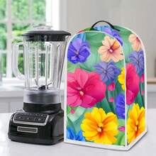 A Floral Pattern Juicer Dust Cover, Modern Style Polyester Print 40.5*18.5*24cm Home Decoration Appliance Cover, Dustproof, Washable Dust Cover - Full Coverage - View 15